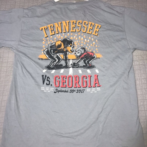 Tennessee vs Georgia Football Shirt - Picture 2 of 4